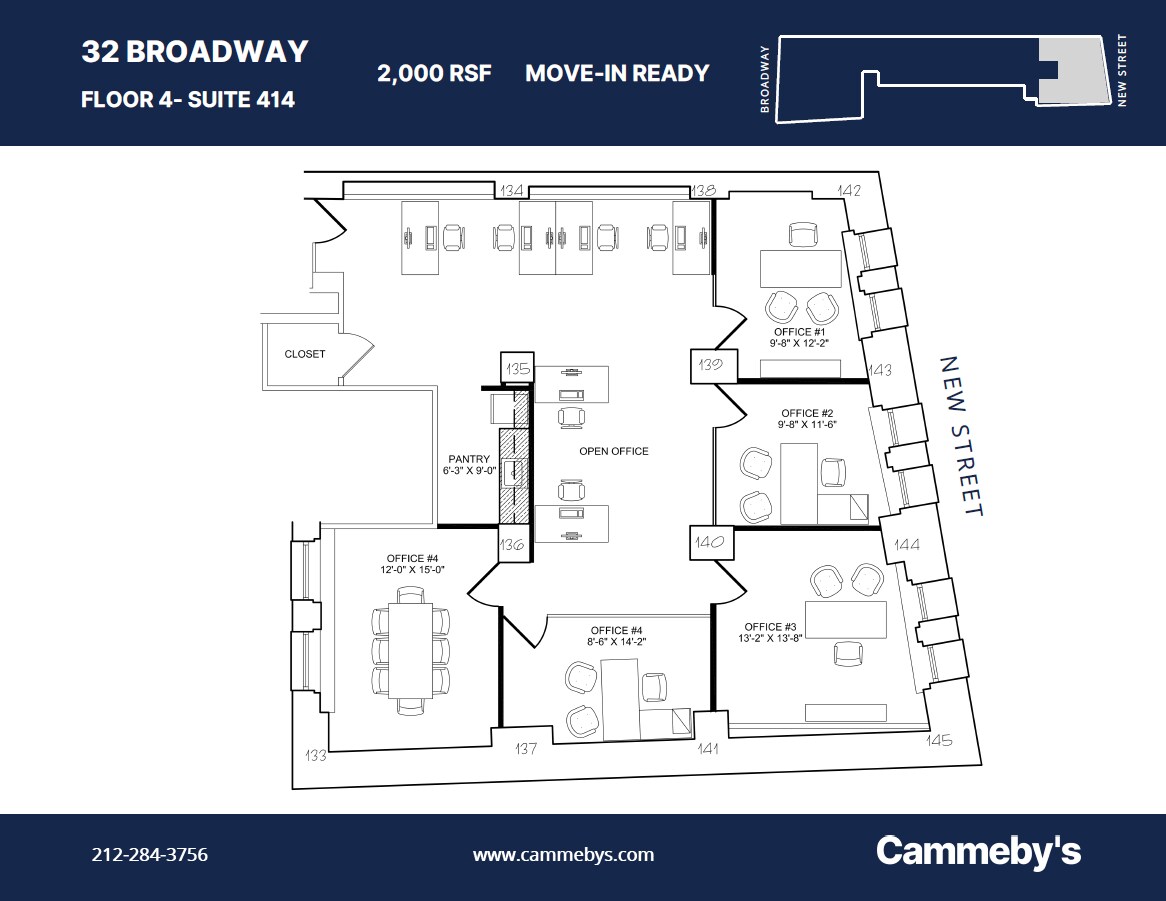 32 Broadway, New York, NY à louer Plan d’étage- Image 1 de 1