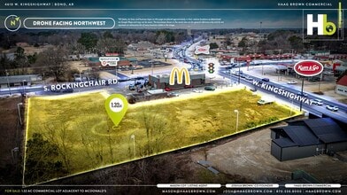 4610 W Kingshighway, Paragould, AR - AERIAL  map view - Image1