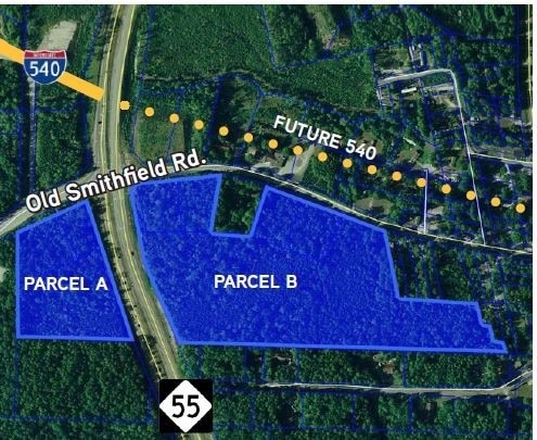 5809-5921 Old Smithfield Rd Rd, Apex, NC for sale - Aerial - Image 3 of 5