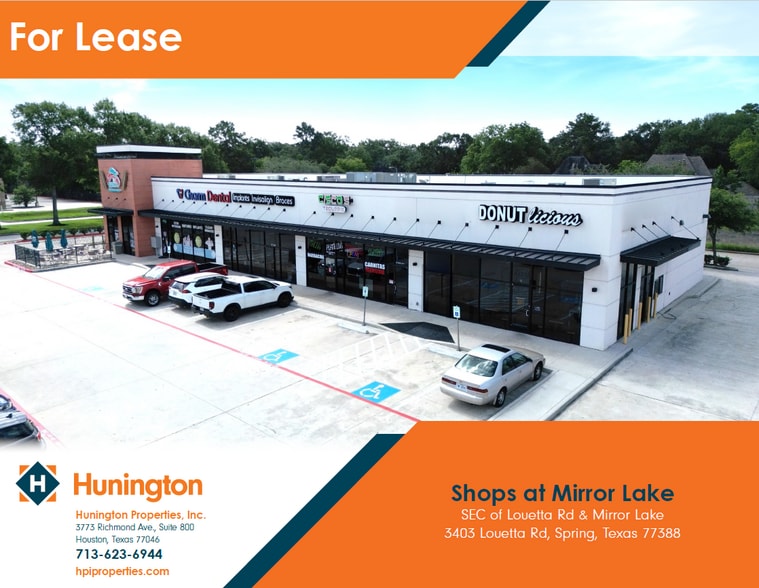 SEC Louetta Rd At Mirror Lake Rd, Spring, TX for lease - Building Photo - Image 1 of 1