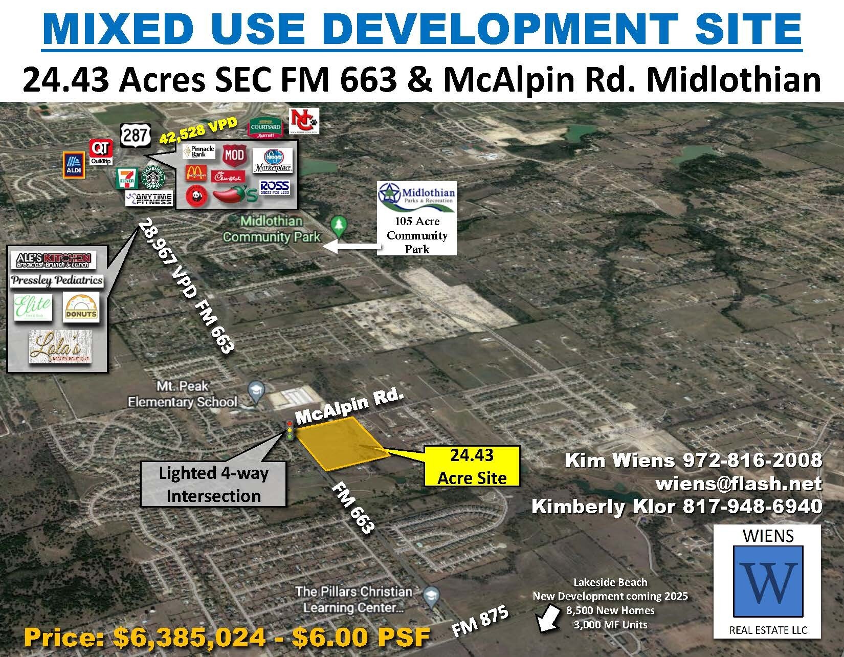 SEC FM 663 & McAlpin Rd, Midlothian, TX à vendre Photo principale- Image 1 de 6