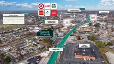 500 W Lancaster Ave, Strafford, PA - Aerial  map view - Image1