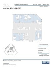 21650 Oxnard St, Woodland Hills, CA à louer Plan d’étage- Image 2 de 2