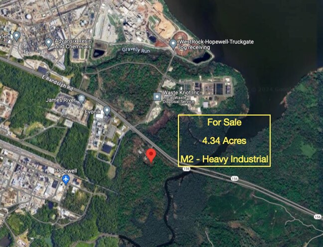 938 E Randolph Rd, Hopewell, VA for sale - Aerial - Image 1 of 2