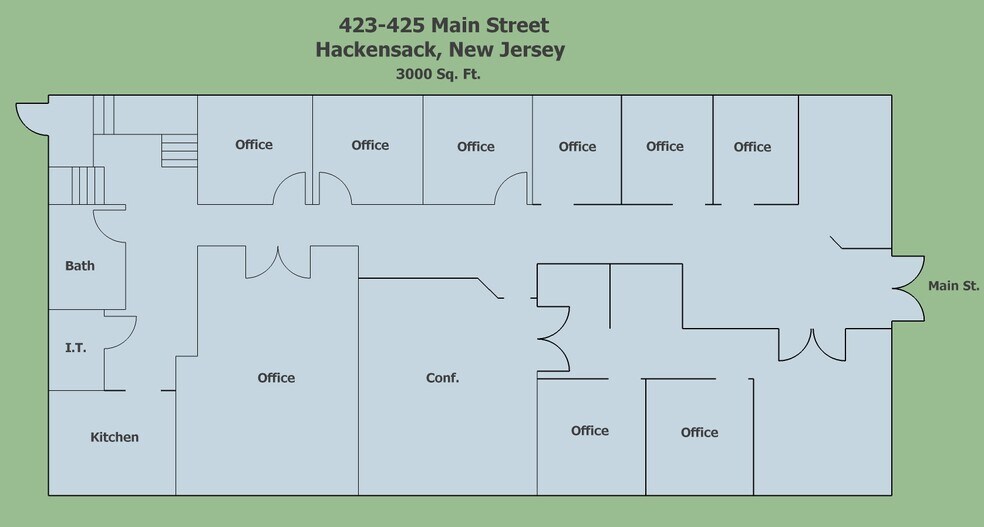 423 Main St, Hackensack, NJ à louer - Photo du bâtiment - Image 2 de 6