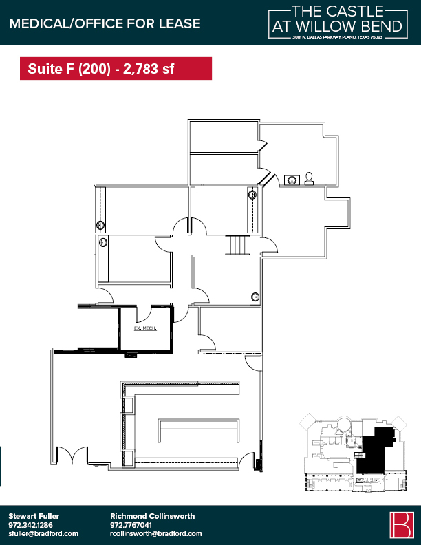 3001 Dallas Pky, Plano, TX à louer Plan d’étage- Image 1 de 1