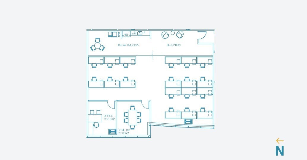 2100 Powell St, Emeryville, CA à louer Plan d’étage- Image 1 de 1