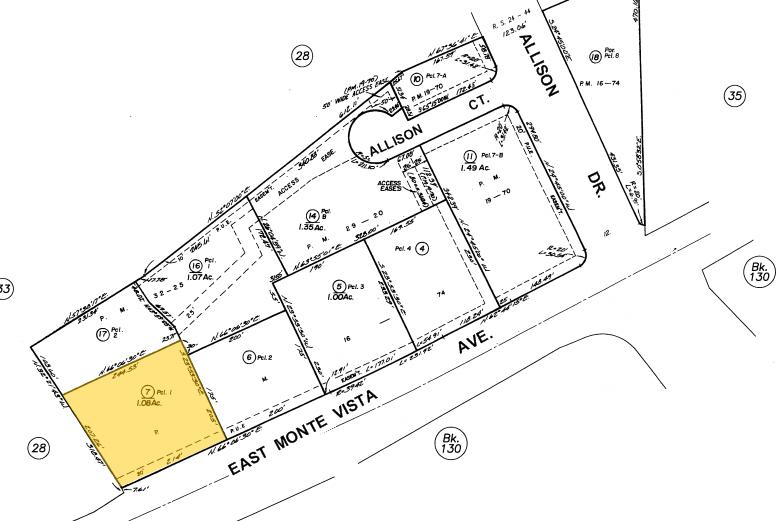 1307 E Monte Vista Ave, Vacaville, CA à vendre - Plan cadastral - Image 2 de 4