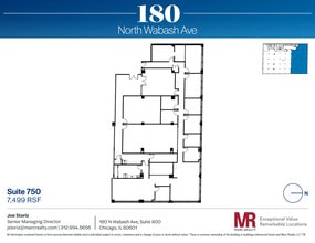180 N Wabash Ave, Chicago, IL à louer Plan d’étage- Image 1 de 10