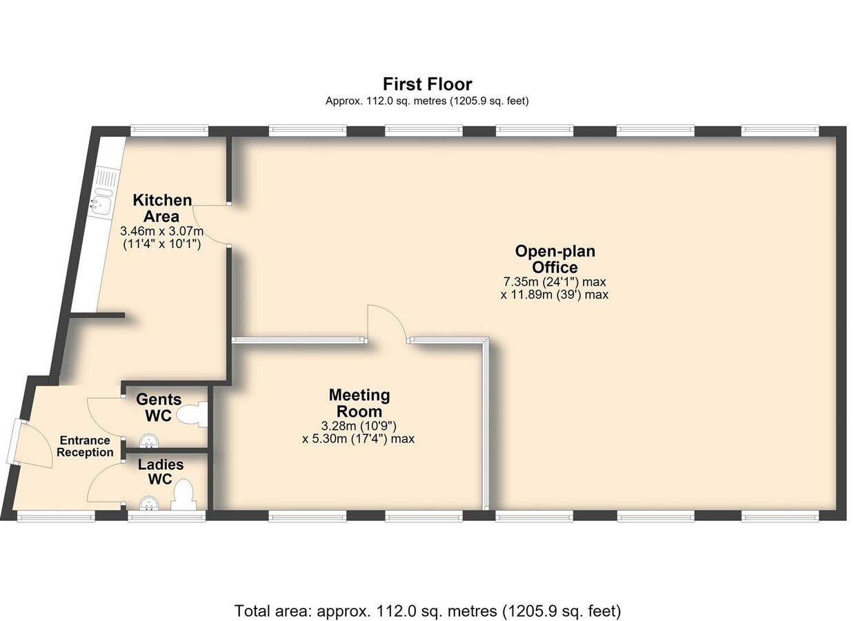 86 Green Ln, Sheffield, SYK S6 3AF - Unit Unit 5 - - Floor Plan - Image 1 of 10