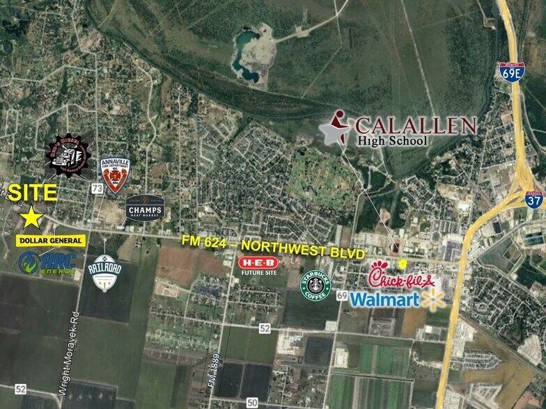 16137 FM 624, Robstown, TX à louer - Photo du bâtiment - Image 3 de 13