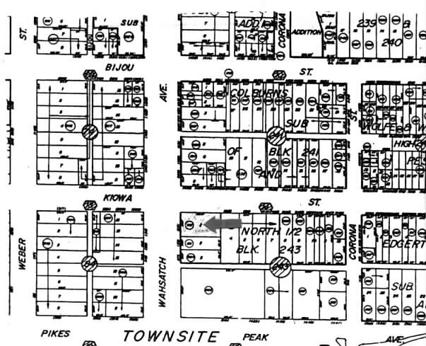 25 N Wahsatch Ave, Colorado Springs, CO for lease - Plat Map - Image 2 of 3