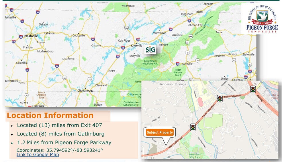 739 Wears Valley Rd, Sevierville, TN à vendre - Photo du bâtiment - Image 2 de 12