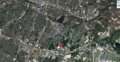 5208 E Oltorf St, Austin, TX - AÉRIEN Vue de la carte