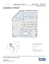 21700 Oxnard St, Woodland Hills, CA à louer Plan d’étage- Image 1 de 1