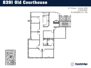 8391 Old Courthouse Rd, Vienna, VA à louer Plan d’étage- Image 1 de 1