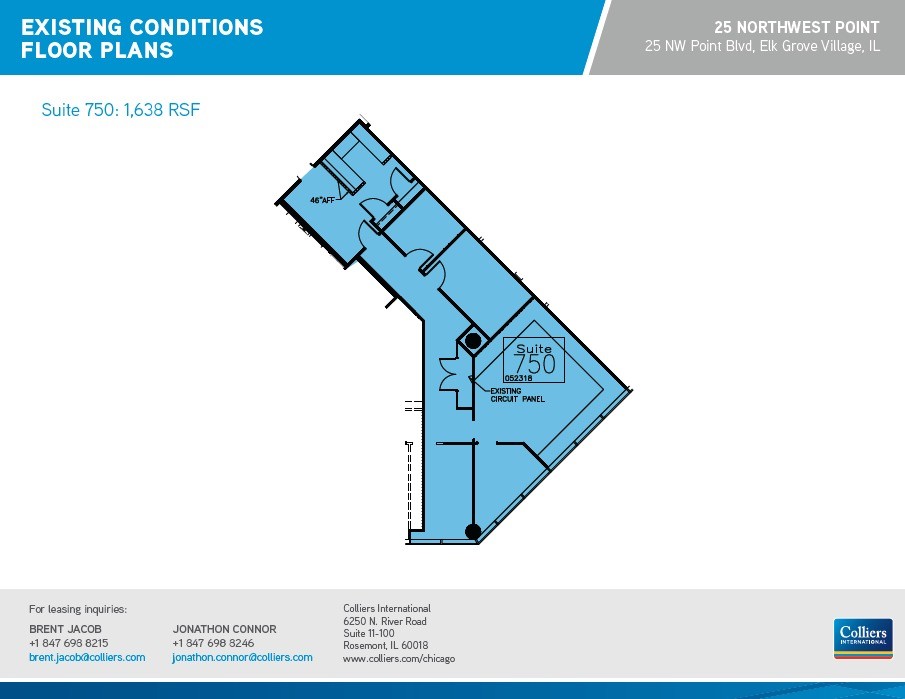 25 NW Point Blvd, Elk Grove Village, IL for sale Floor Plan- Image 1 of 1