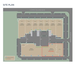 1340-1400 S State College Blvd, Anaheim, CA à louer Plan de site- Image 2 de 3