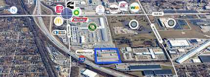 4201 W Morris St, Indianapolis, IN for lease Aerial- Image 1 of 7