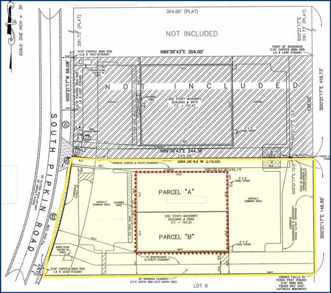 3980-3990 S Pipkin Rd, Lakeland, FL à vendre - Plan cadastral - Image 3 de 5