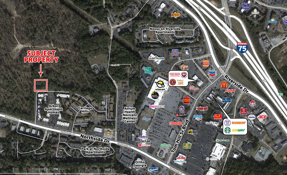 3971 Northside, Macon-Bibb, GA à vendre - Aérien - Image 3 de 3