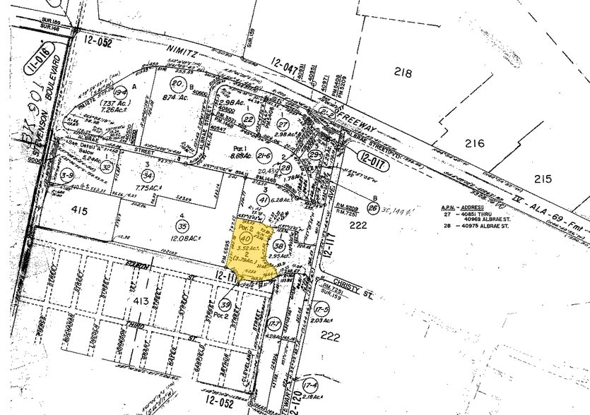 40919 Encyclopedia Cir, Fremont, CA for lease - Plat Map - Image 2 of 3
