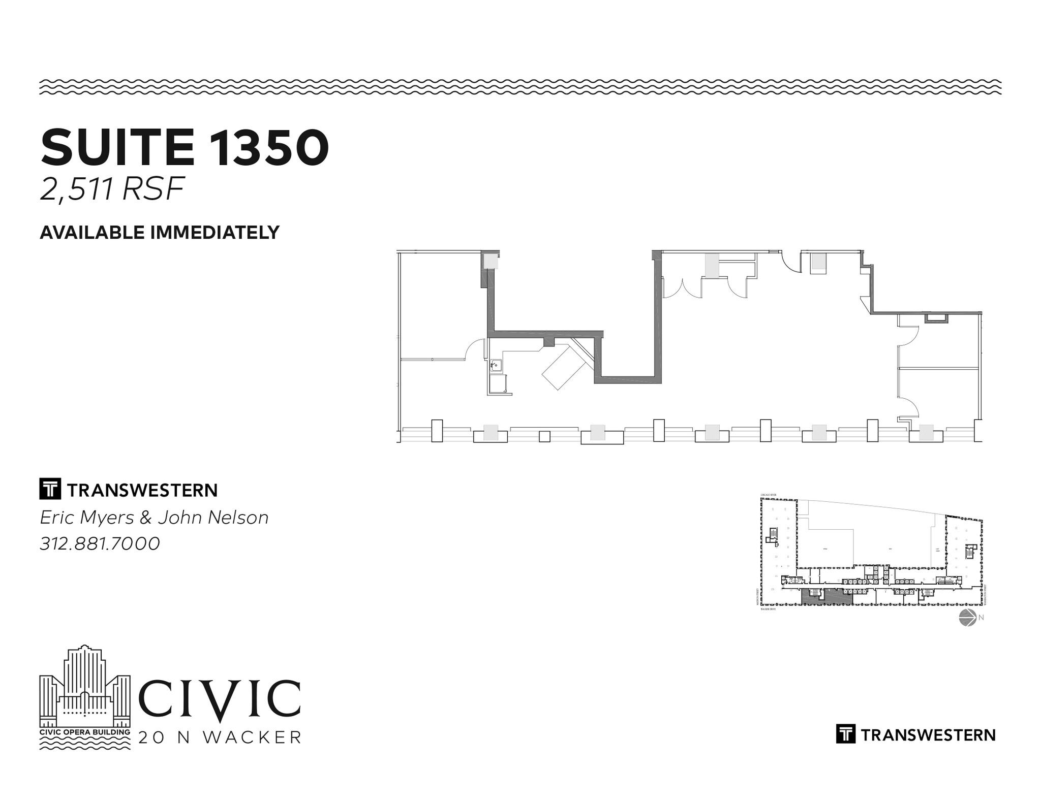 20 N Wacker Dr, Chicago, IL for lease Floor Plan- Image 1 of 4