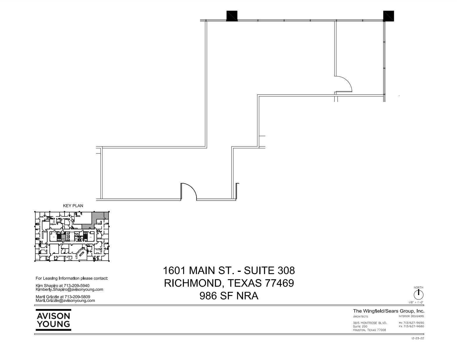 1601 Main St, Richmond, TX for lease Floor Plan- Image 1 of 1