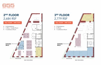 655 New York Ave NW, Washington, DC à louer Plan d’étage- Image 2 de 2