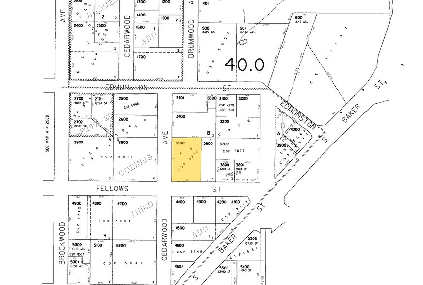 547 SW Fellows St, McMinnville, OR for sale - Plat Map - Image 2 of 6