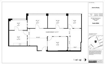 250 City Centre Ave, Ottawa, ON à louer Plan d’étage- Image 1 de 1