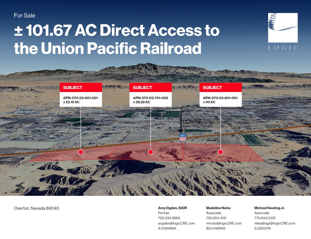 NWC Pioneer Rd. & Cottonwood Ave.w w, Overton, NV for sale Primary Photo- Image 1 of 4
