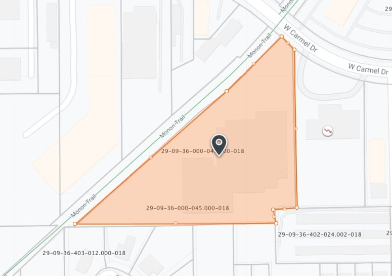 201 W Carmel Dr, Carmel, IN for lease - Plat Map - Image 2 of 35