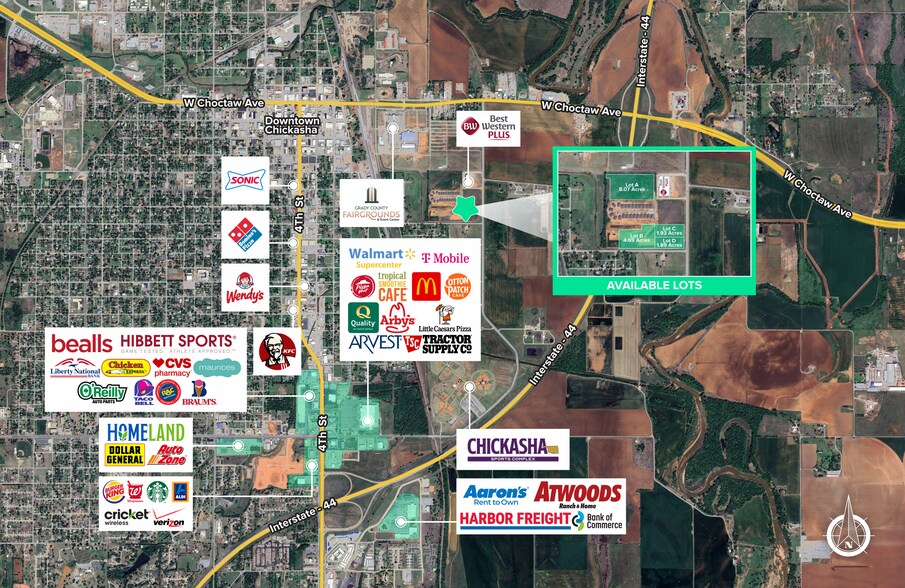 Ada Sipuel Ave & Grand Ave, Chickasha, OK à vendre - Photo du bâtiment - Image 1 de 2