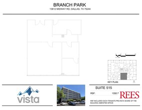 13740 Midway Rd, Farmers Branch, TX à louer Plan de site- Image 1 de 1