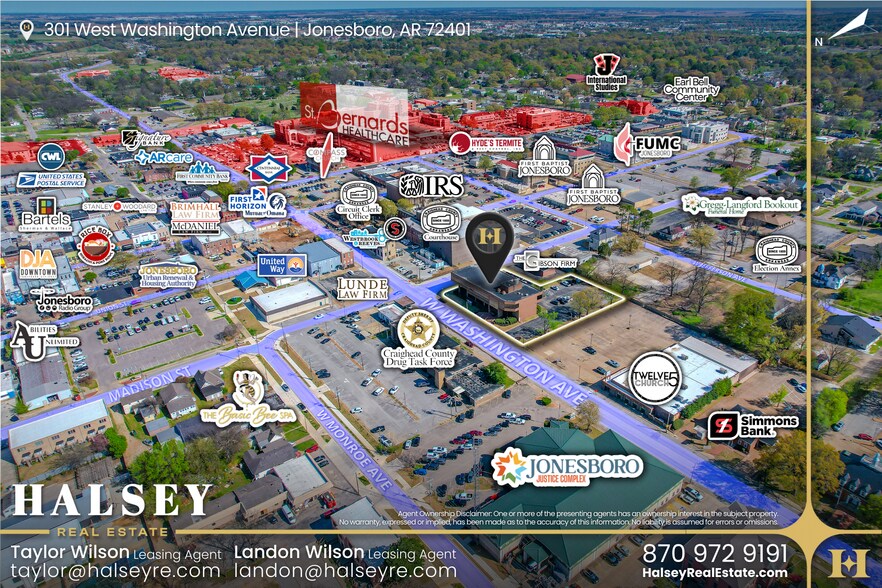301 W Washington Ave, Jonesboro, AR à louer - Photo du bâtiment - Image 3 de 4