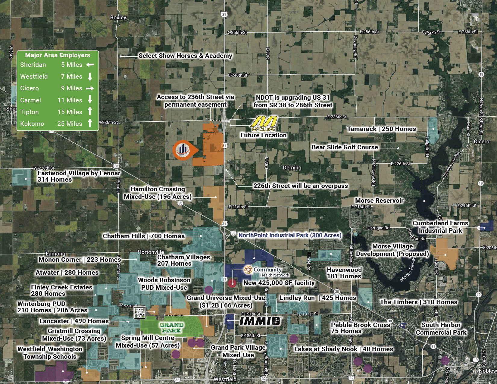 23239 Dunbar Rd, Sheridan, IN à vendre Photo principale- Image 1 de 6
