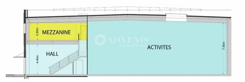 Local d'activités dans Croix à vendre - Plan d’étage - Image 2 de 5