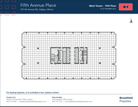 237 4th Ave SW, Calgary, AB for lease Floor Plan- Image 1 of 1