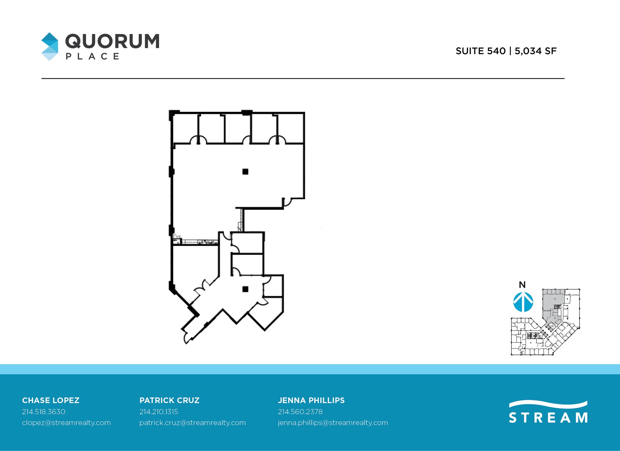 14901 Quorum Dr, Dallas, TX for lease Floor Plan- Image 1 of 1