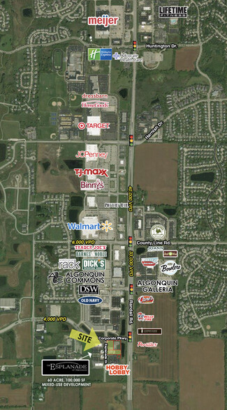 Lots 9 & 11 SWC Randall & Corporate Parkway Pky, Algonquin, IL à vendre - Photo du b timent - Image 2 de 3