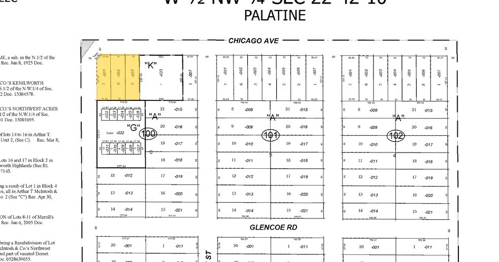 737-753 W Palatine Rd, Palatine, IL à vendre - Plan cadastral - Image 2 de 29