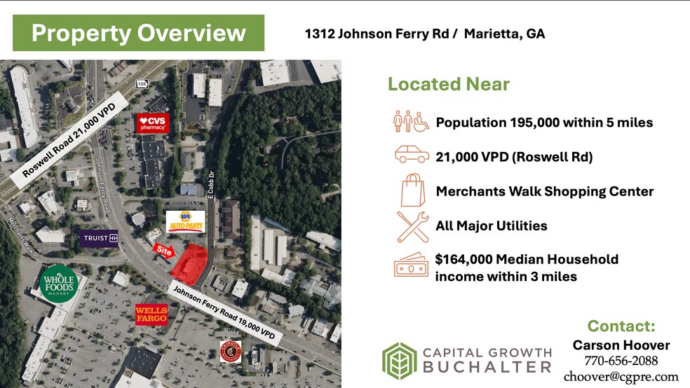 1312 NE Johnson Ferry Rd, Marietta, GA à louer - Photo du bâtiment - Image 3 de 7