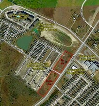 Dacy Lane and Bebee rd, Kyle, TX - Aérien  Vue de la carte