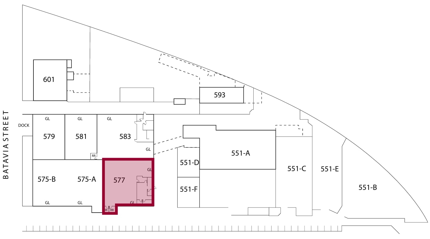 551-583 N Batavia St, Orange, CA à louer Plan de site- Image 1 de 1