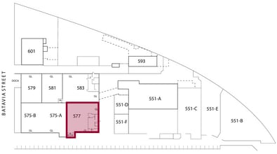 551-583 N Batavia St, Orange, CA à louer Plan de site- Image 1 de 1