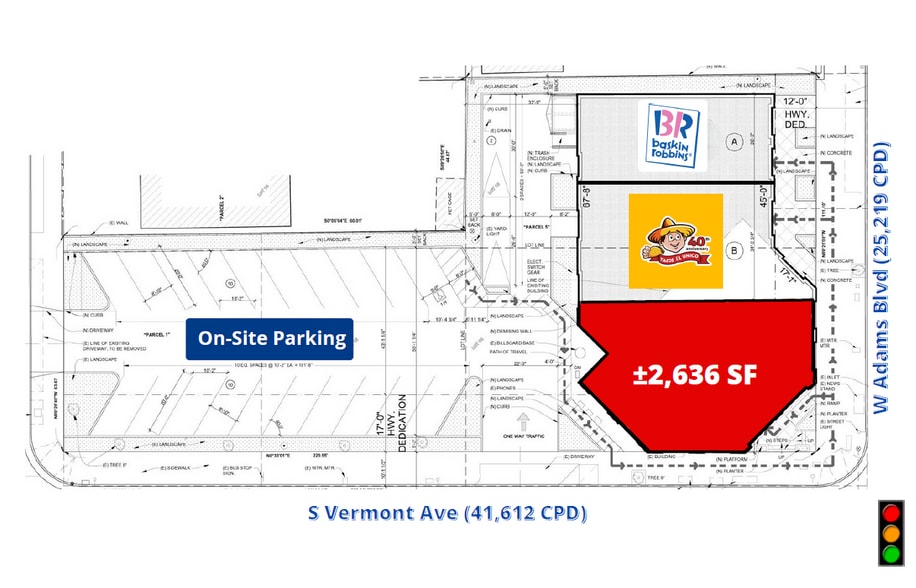 2524 S Vermont Ave, Los Angeles, CA for lease - Site Plan - Image 2 of 4