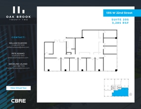 1315 W 22nd St, Oak Brook, IL for lease Floor Plan- Image 1 of 1
