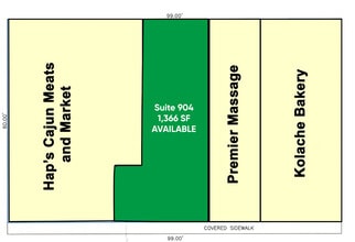 902-908 E Main St, League City, TX à louer Plan d’étage- Image 2 de 2