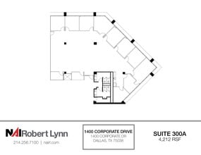 1400 Corporate Dr, Irving, TX for lease Floor Plan- Image 1 of 2